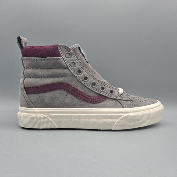 New Vans Sk8-Hi Top MTE Frost Gray Prune Purple Red Women's Size 5 and 5.5 - Picture 5 of 13